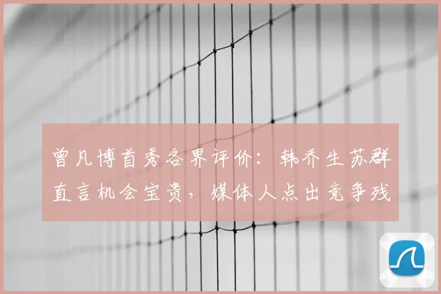 曾凡博首秀各界评价：韩乔生苏群直言机会宝贵，媒体人点出竞争残酷